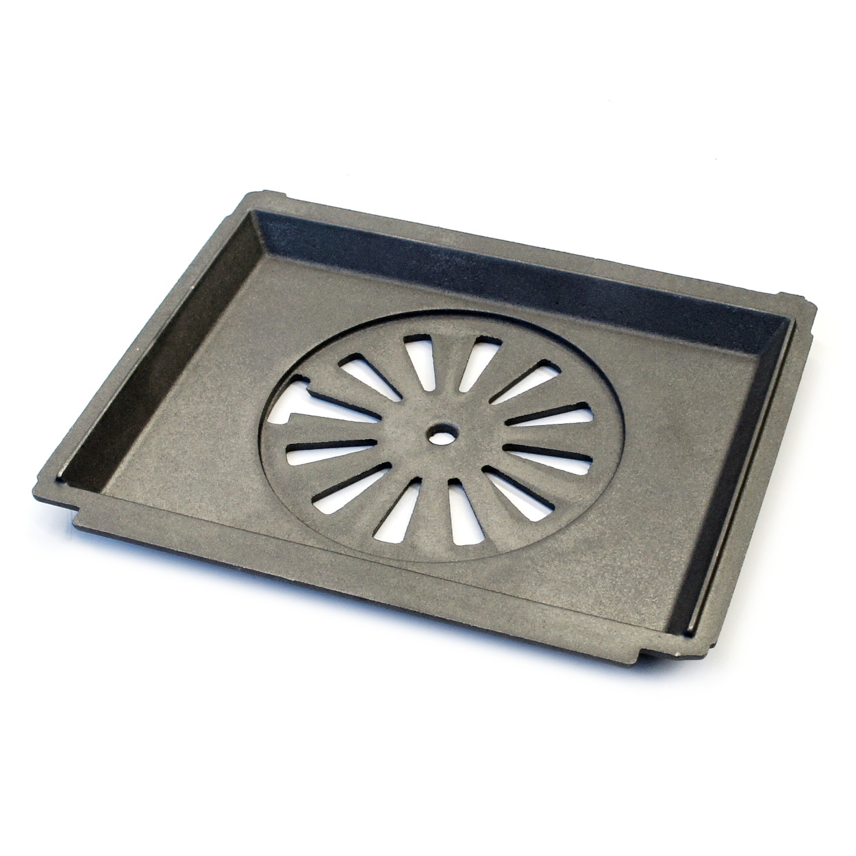 Ablaufgitter, Abflussdeckel, Rostfreier Material, Schwarze Farbe, Rin­nenabfluss