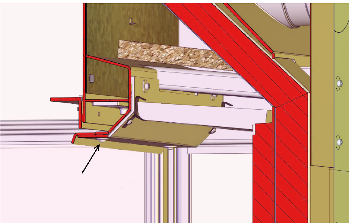 Nordpeis N-20U Schraube für Sekundärluftblech unten M6 x 8