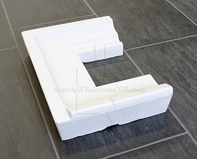 Nordpeis Malaga linker Bodenstein der Feuerraumauskleidung aus Thermotte