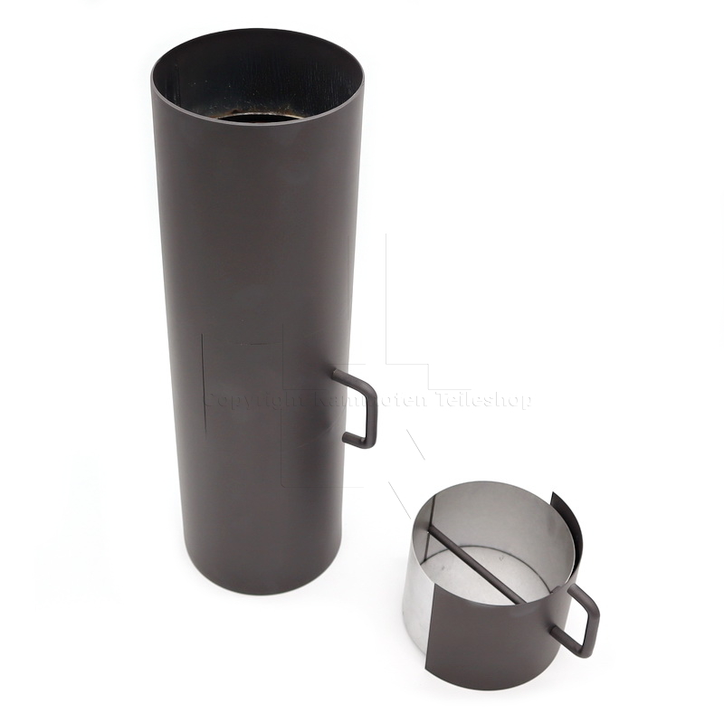 Rauchrohr mit Rußauffangtopf ø 130 mm