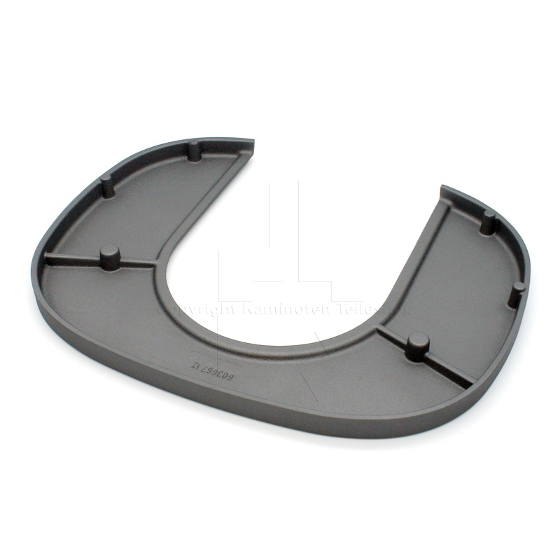 Contura 850 Gussabdeckung in grau - Unterseite