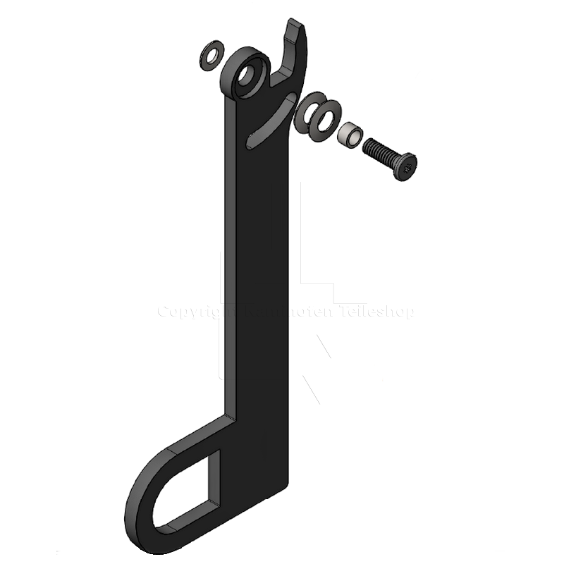 Nordpeis Osaka T Türgriffset Standard schwarz