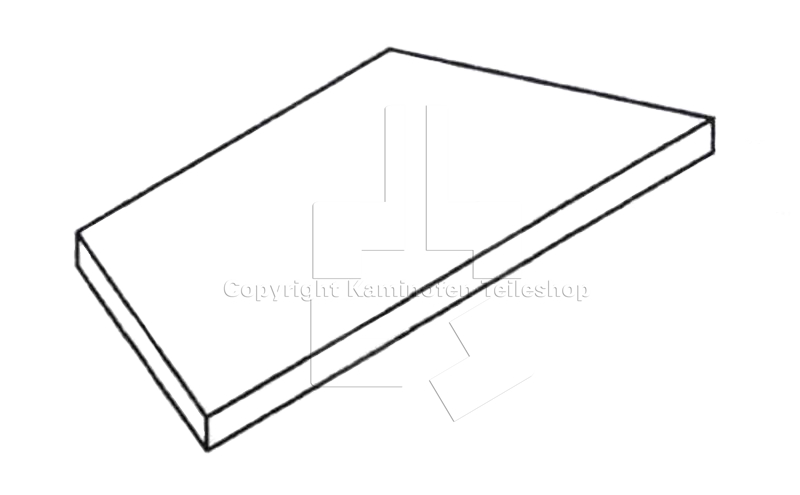 Scan 9 H (Ecke) Rauchumlenkplatte ab Baujahr 01.1995
