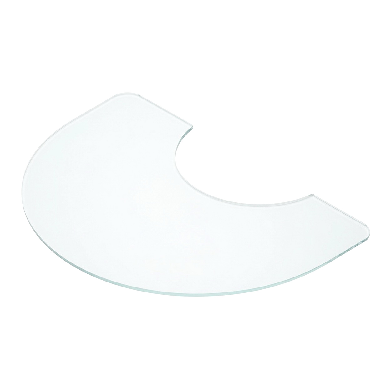 glasplatte, schutzscheibe, rund, transparent, scheibe