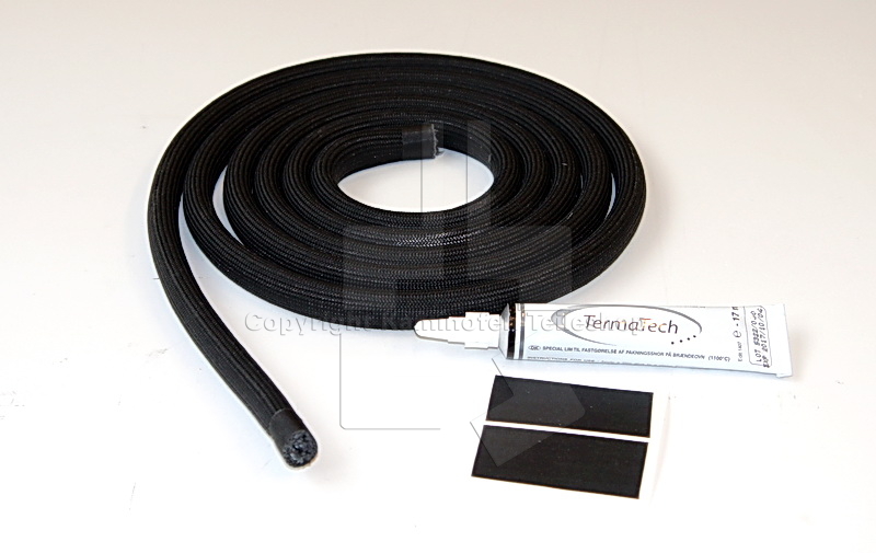 Corona-Feuermöbel  Türdichtung mit Kleber