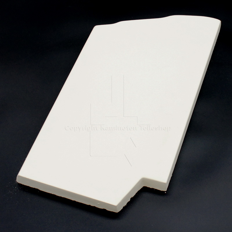 Nordpeis Manhattan rechter Brennraumstein aus Thermotte