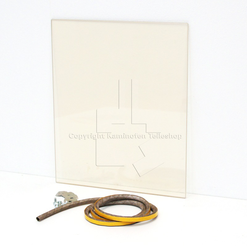 Cronspisen Türglas für rechteckige Cronspisen Kachelöfen