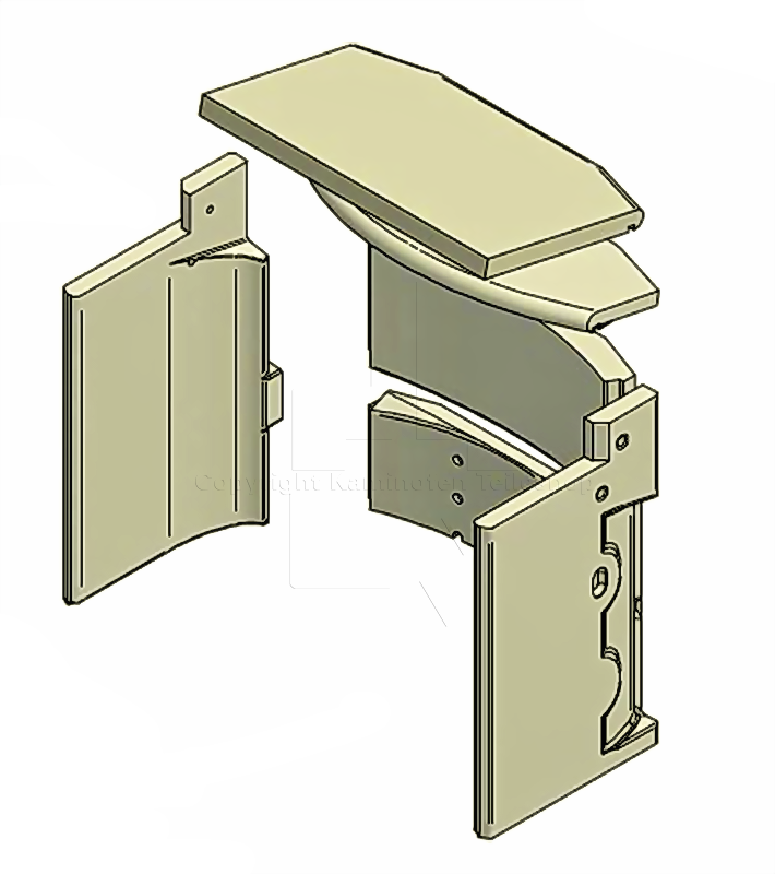Scan 41-1 Brennraumauskleidung - Explosionszeichnung