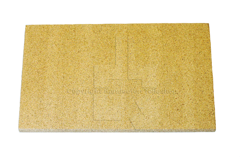 Rauchumlenkplatte von oben für Scan Basic 1, Scan Basic 3 und DSA Lerchenborg 1 aus Vermiculit ab Baujahr 06.1998