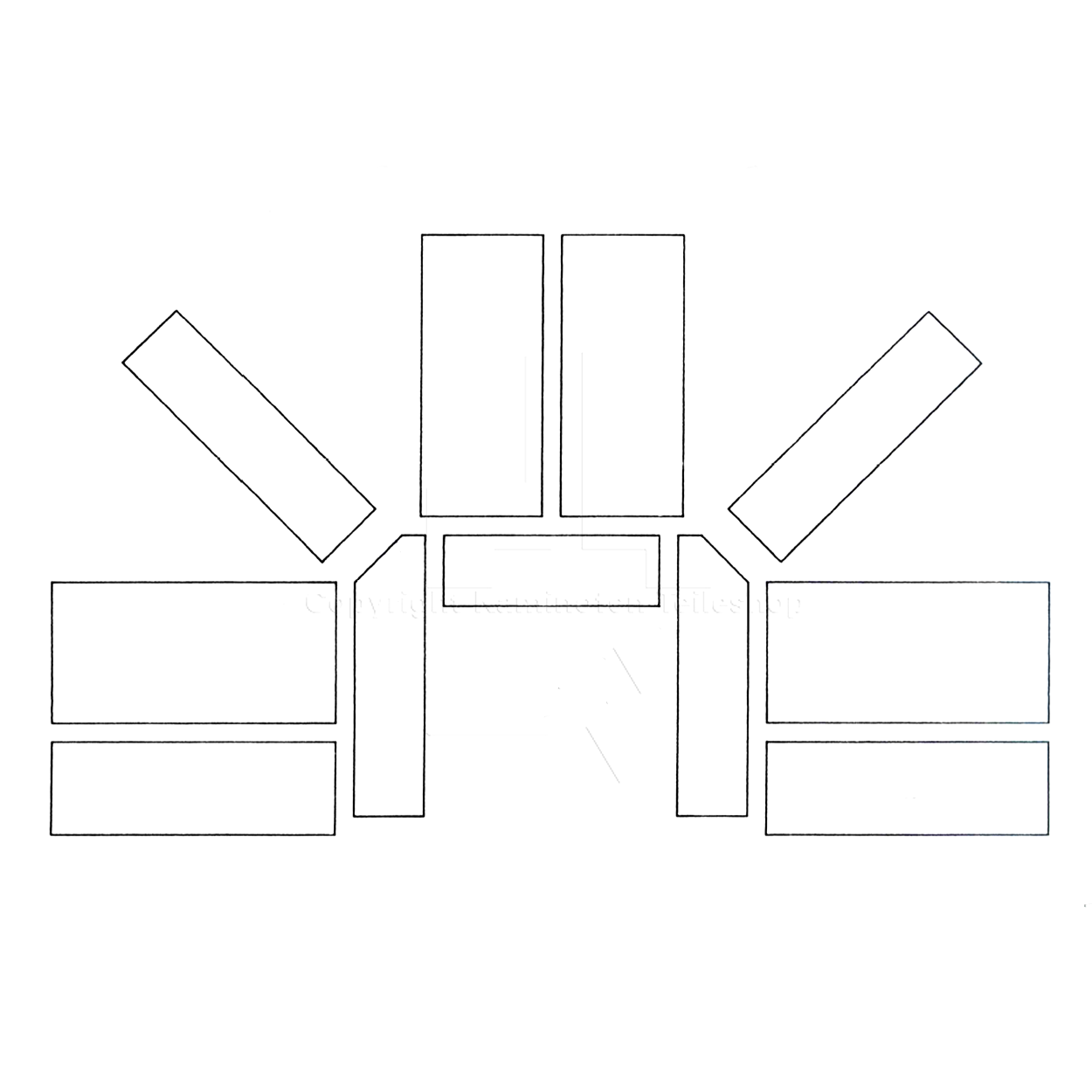 Scan 14 H (Eck) Brennraumauskleidung