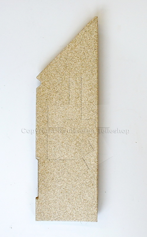 rechter hinterer Stein der Ofenauskleidung für Contura 510 Style, 520 Style und 590T Style