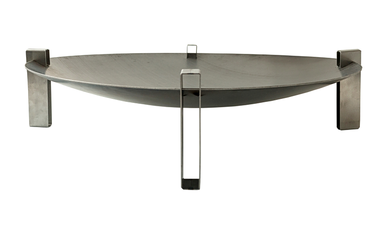 Feuerschale Gibil ø 80 x 22 cm aus Rohstahl freigestellt