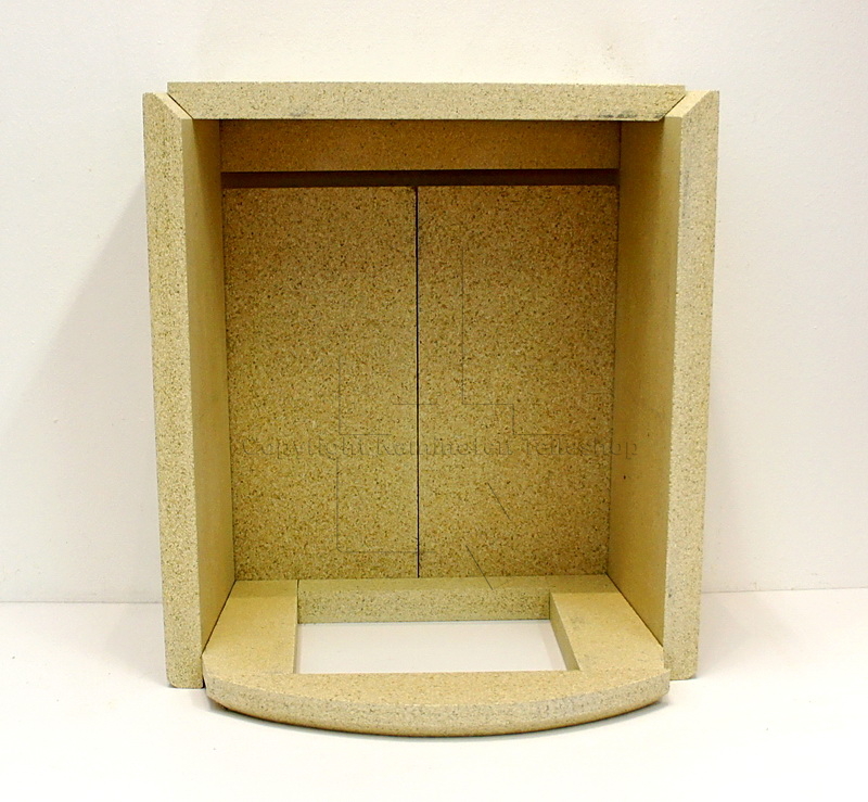 Skantherm Tano Brennraumauskleidung für Kaminofen mit Tertiärluftschiene ab Baujahr 2010