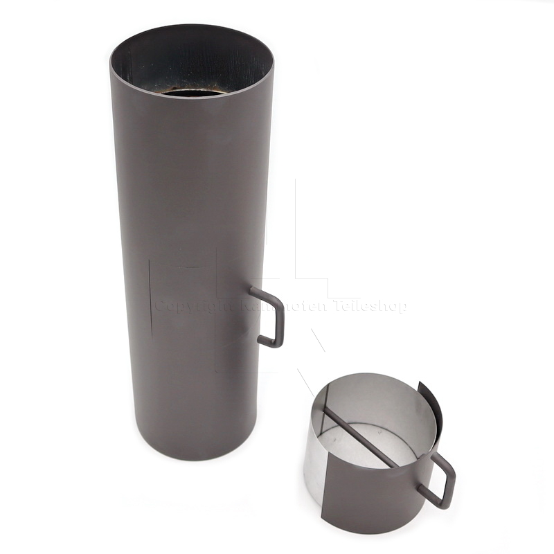 Rauchrohr mit Rußauffangtopf ø 130 mm