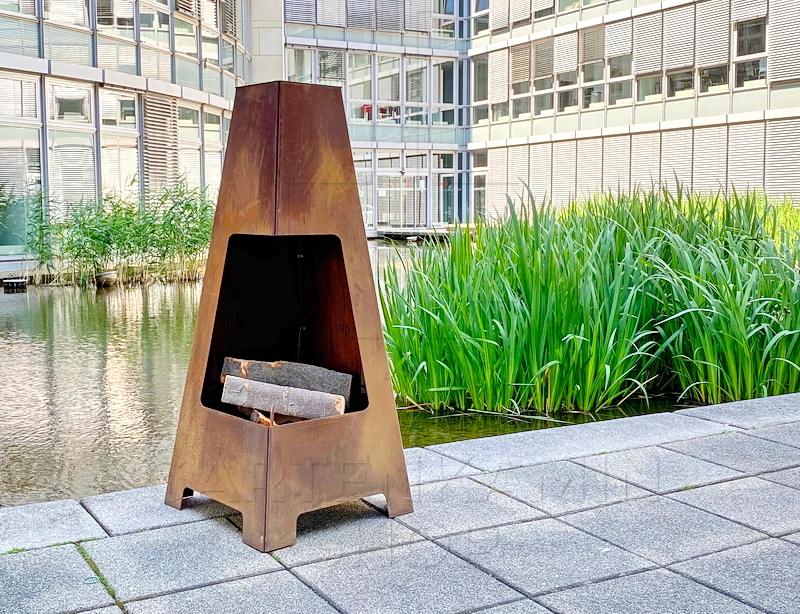 Jøtul Terrazza Terrassenkamin am Wasser