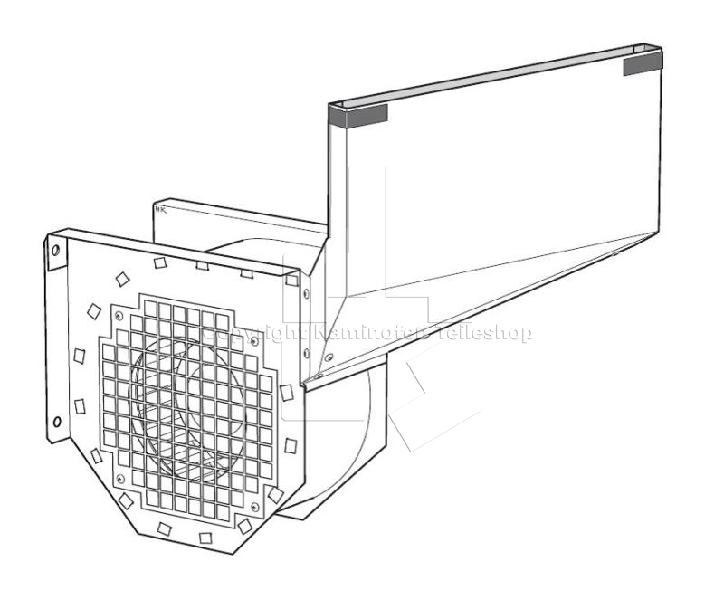 Ventilator für Kaminofen Contura 600 Serie