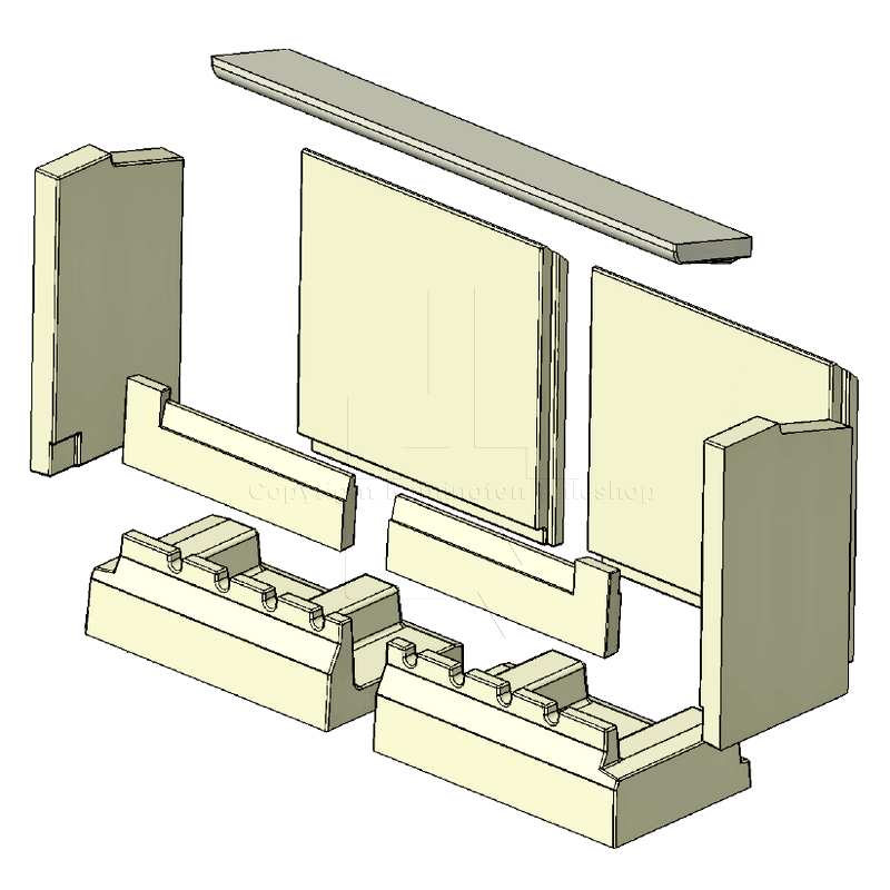 Nordpeis X-25F Brennraumauskleidung