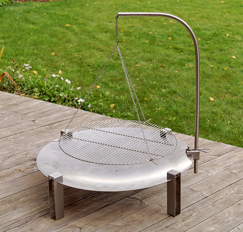 Schwenkgrill Gibil ø 45 cm, aus Edelstahl