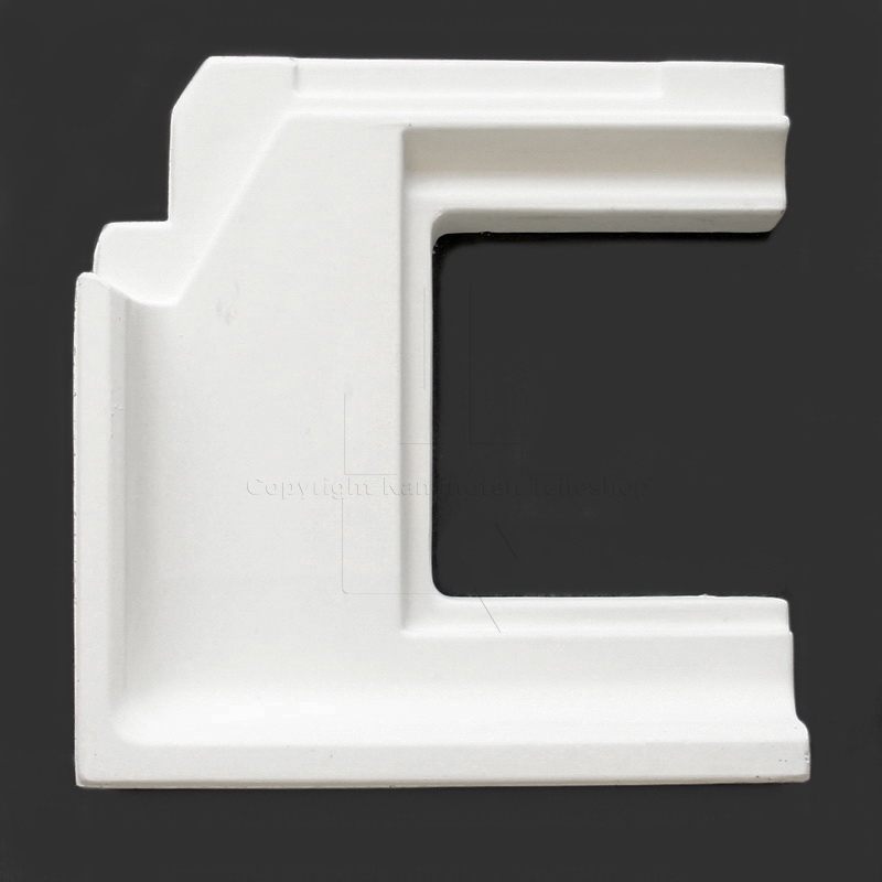 Nordpeis Q-34UL linker Bodenstein der Brennraumauskleidung aus Thermotte