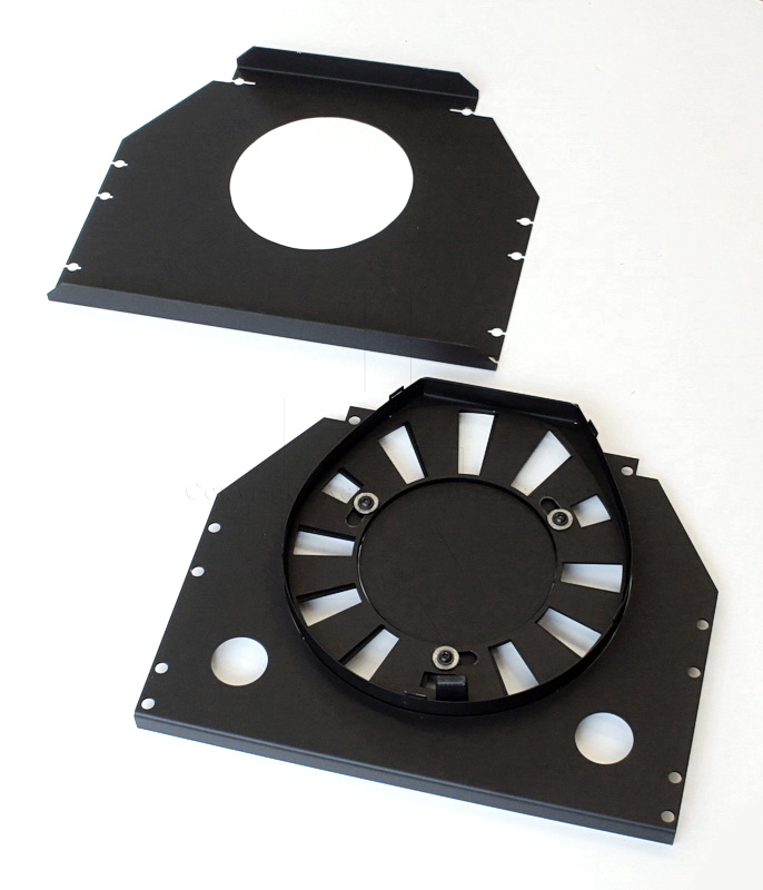 Contura 35 hoch Konvektionsventil und Speichersteinhalter