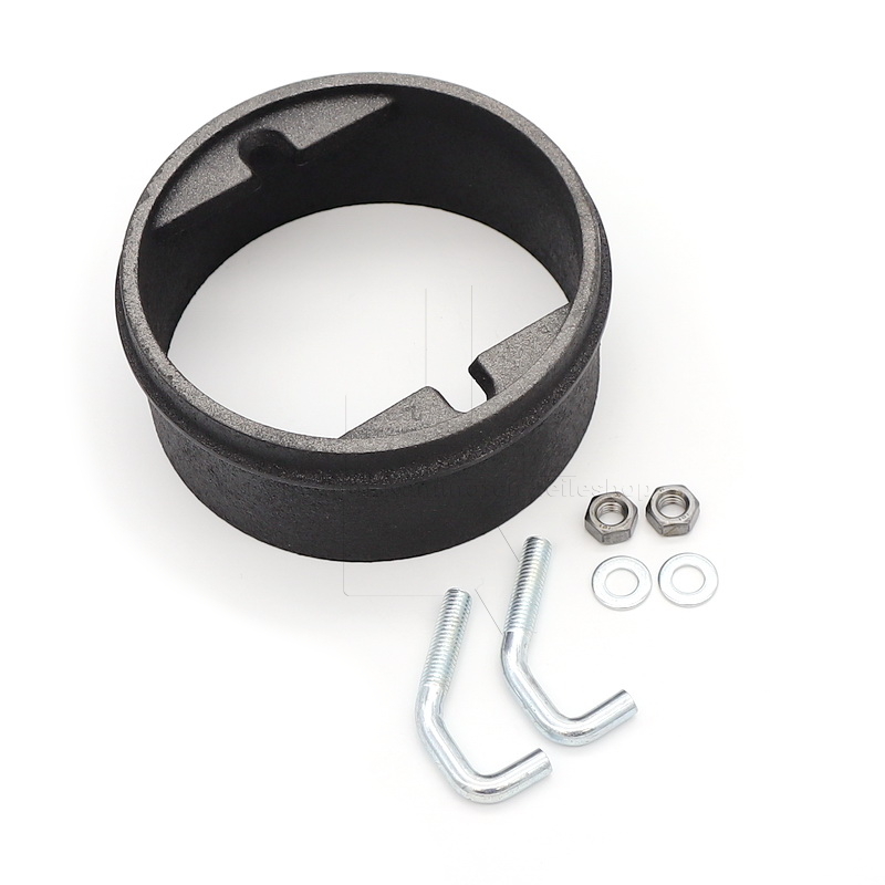 Dovre 350CB Rauchrohranschlussstutzen - Unterseite