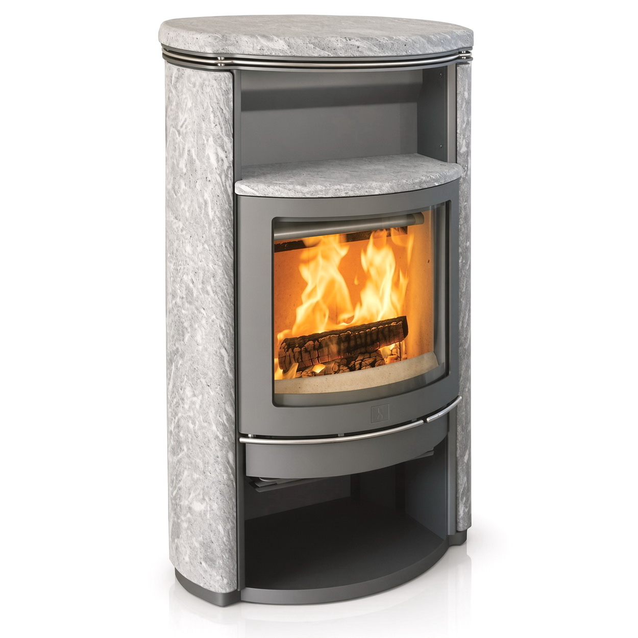 Kamin, Gaskamin, Steinoptik, Feuerstelle, Holzfeuer