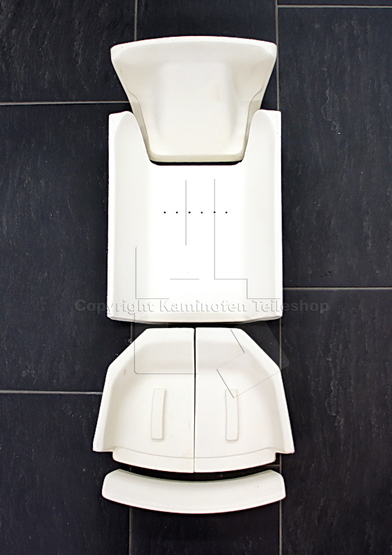 Satz Brennraumauskleidung aus Thermotte für Nordpeis Duo