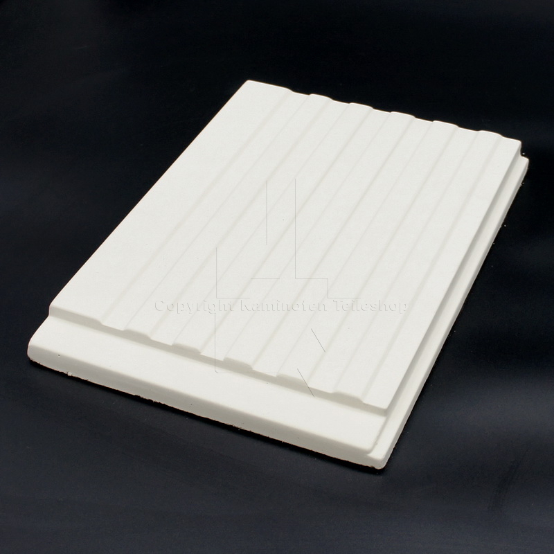 Nordpeis Brennkammer N-20F Rückwandstein links der Kaminauskleidung aus Thermotte