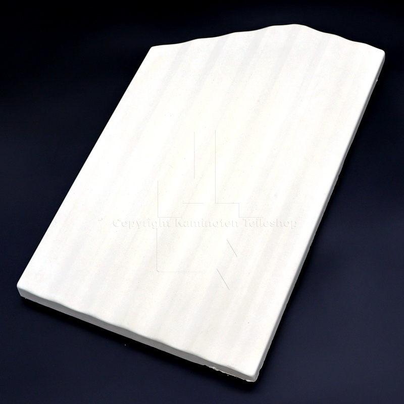 Nordpeis Salzburg C links, Seitenstein der Brennraumauskleidung rechts