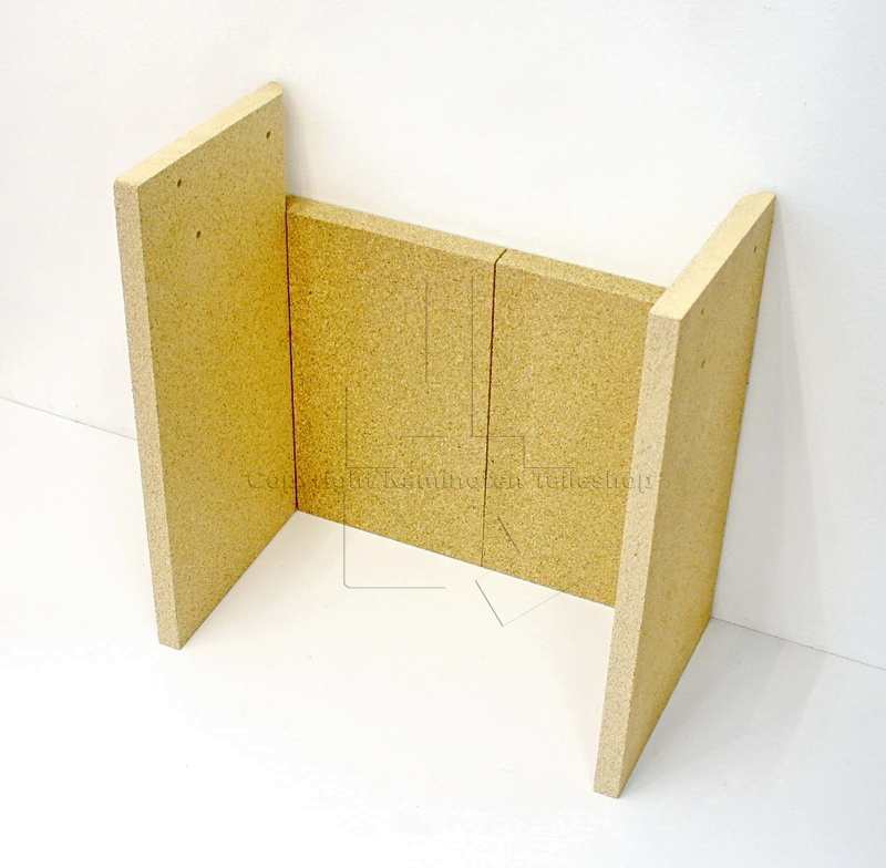 Scan 40 Ofenauskleidung aus Vermiculit, 4-teilig