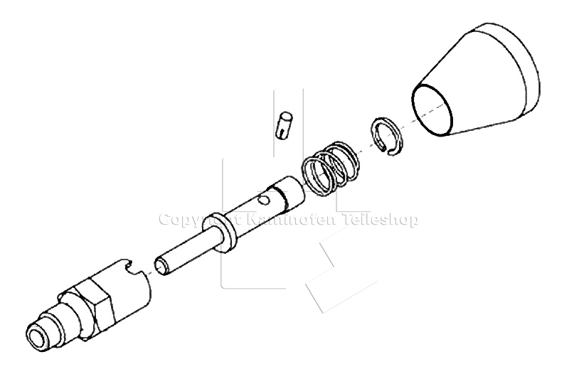 Scan DSA E 1000 Schließzeug für die Tür