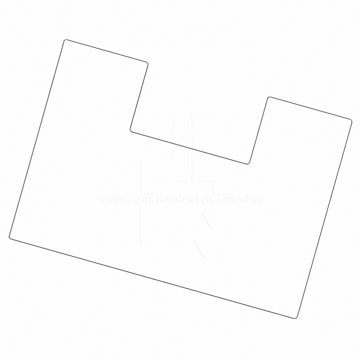 Jotul F 520 Glasvorlegeplatte