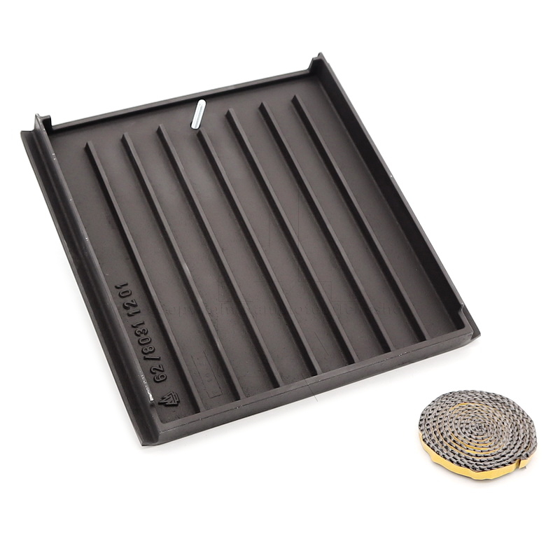 Nordpeis Finse Brennraumrückwand aus Guss - Rückseite