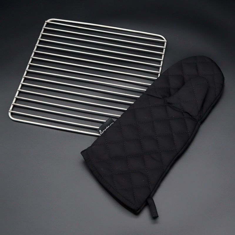 Nordpeis Salzburg M II Grillrost mit Handschuh