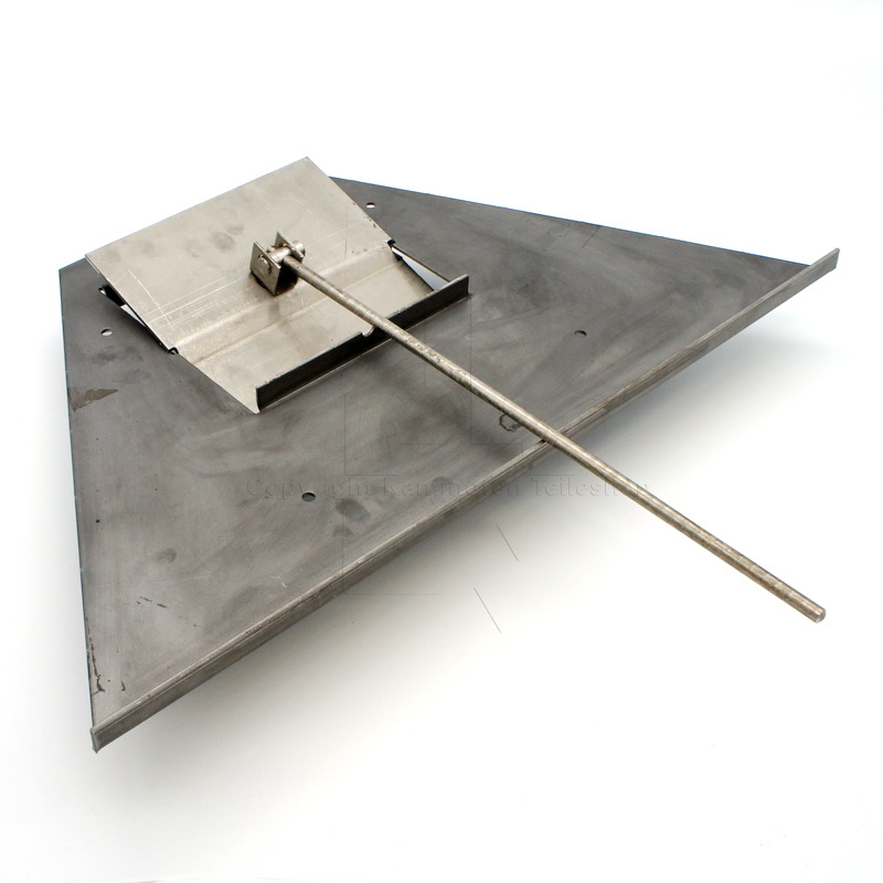 Handöl 2 Rauchumlenkplatte komplett bis Baujahr 1986