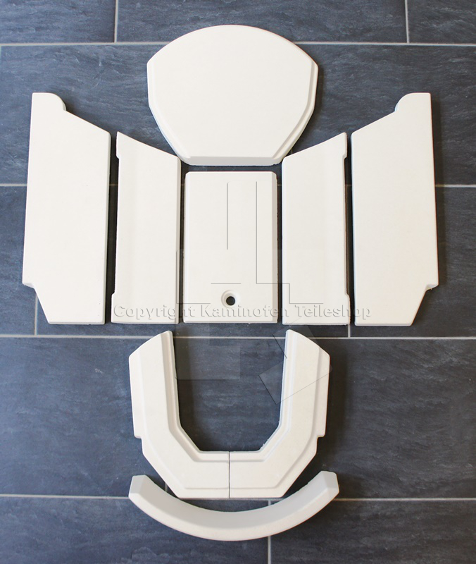 Nordpeis Ronda, Atlanta, Trio und Brennkammer NI-26 Brennraumauskleidung