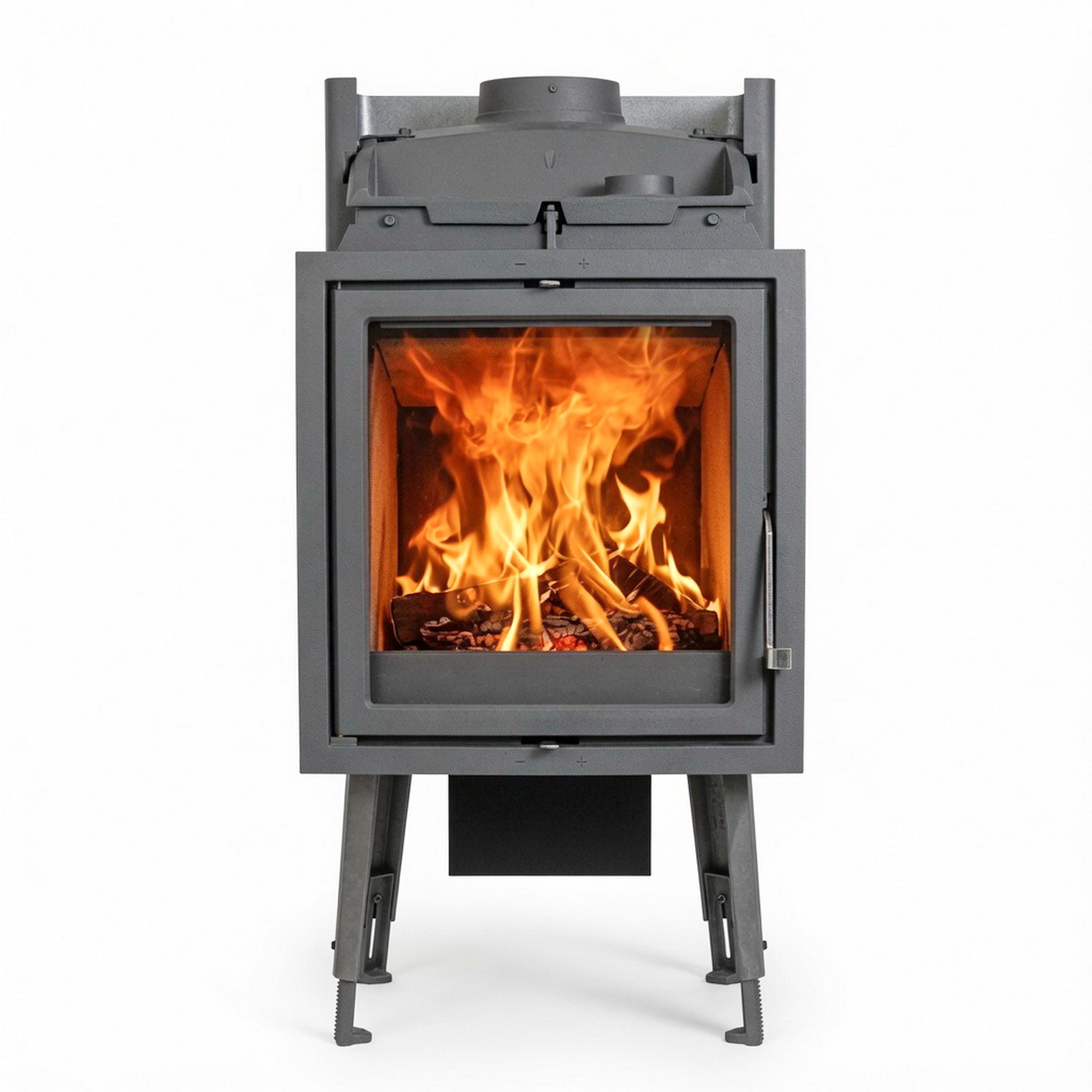 Kamin, Gaskamin, Feuerstelle, Holzfeuer, Metallofen