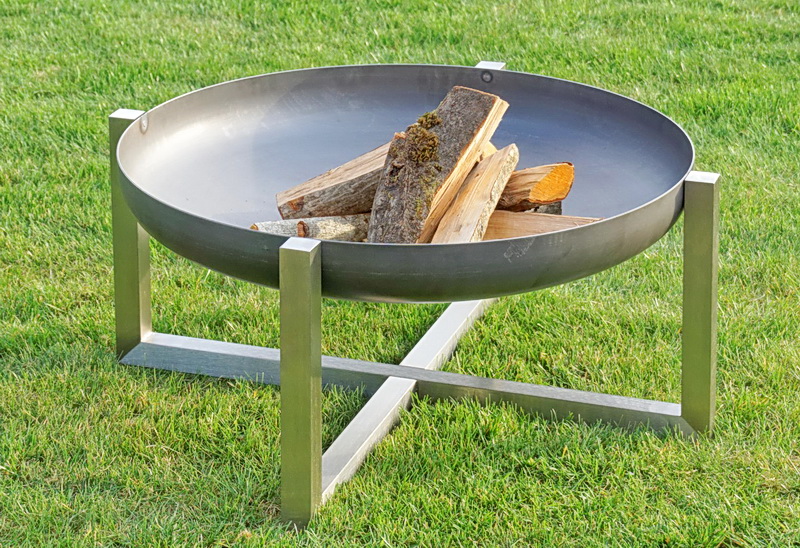 Feuerschale Cacus ø 79 x 39 cm aus Edelstahl