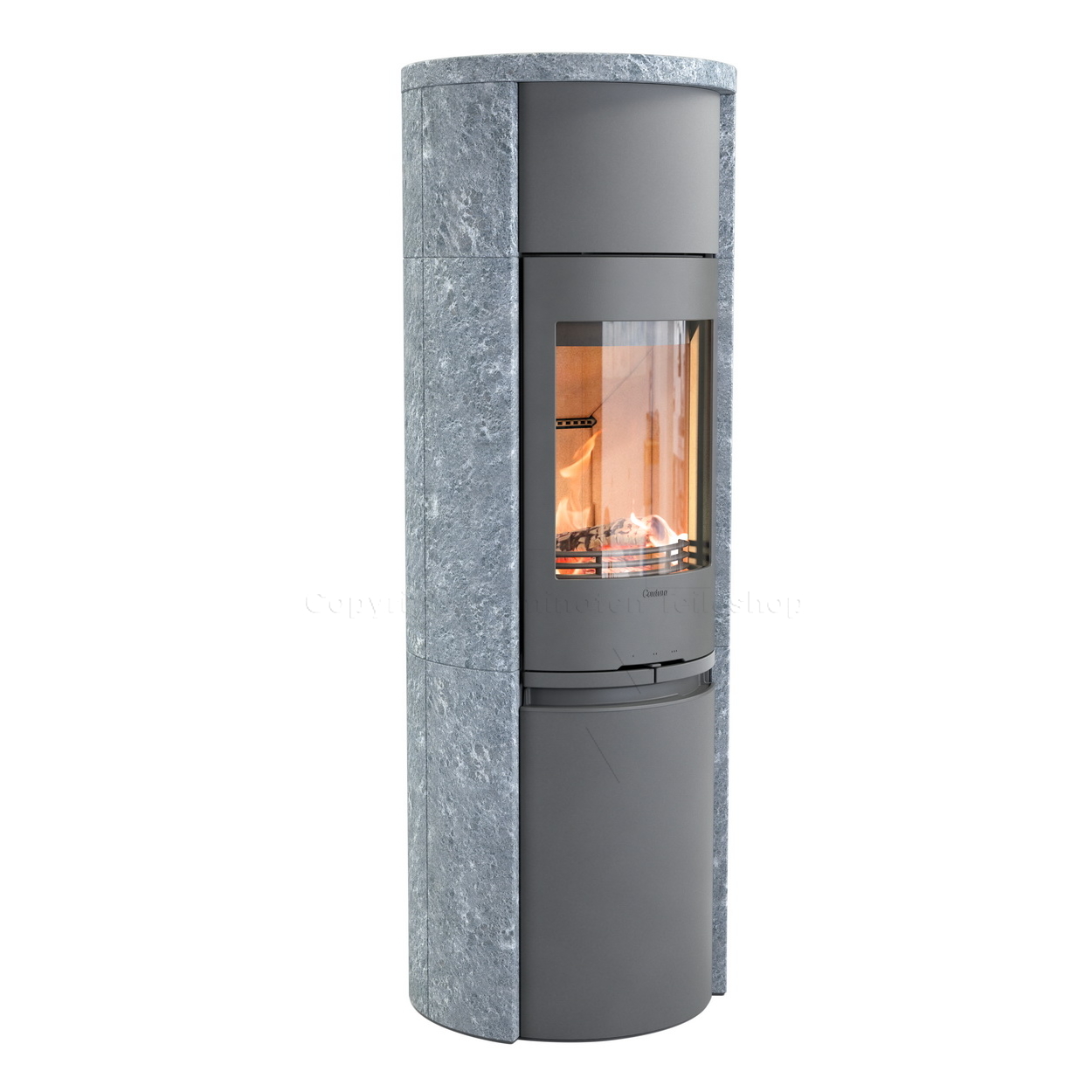 Kamin, Stahlkamin, Steinfassade, Feuerstelle, Glaskachel