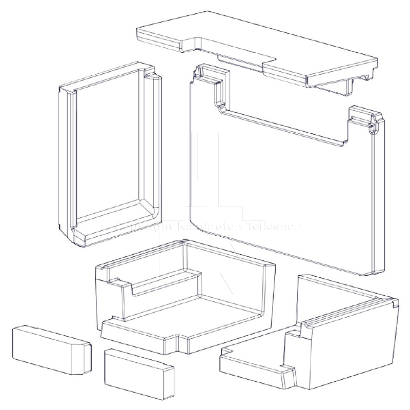 Nordpeis N-20A Brennraumauskleidung rechts