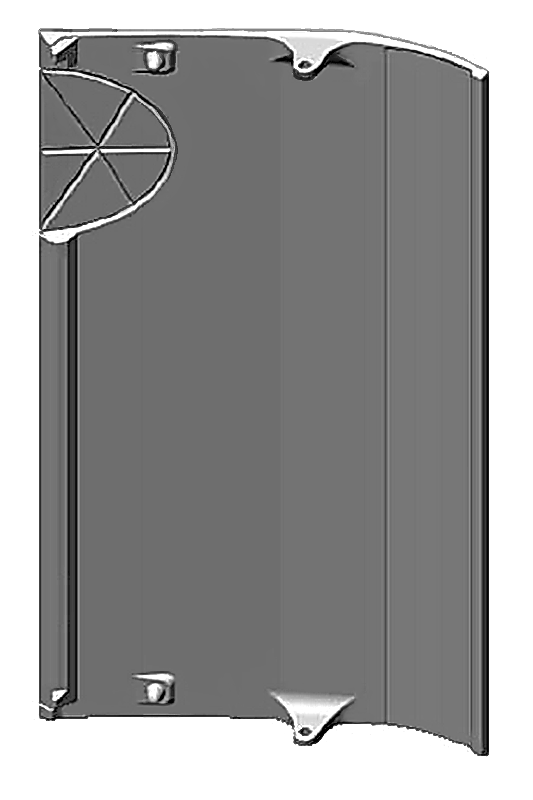 Jotul F 470 SHD Gussseitenwand rechts außen