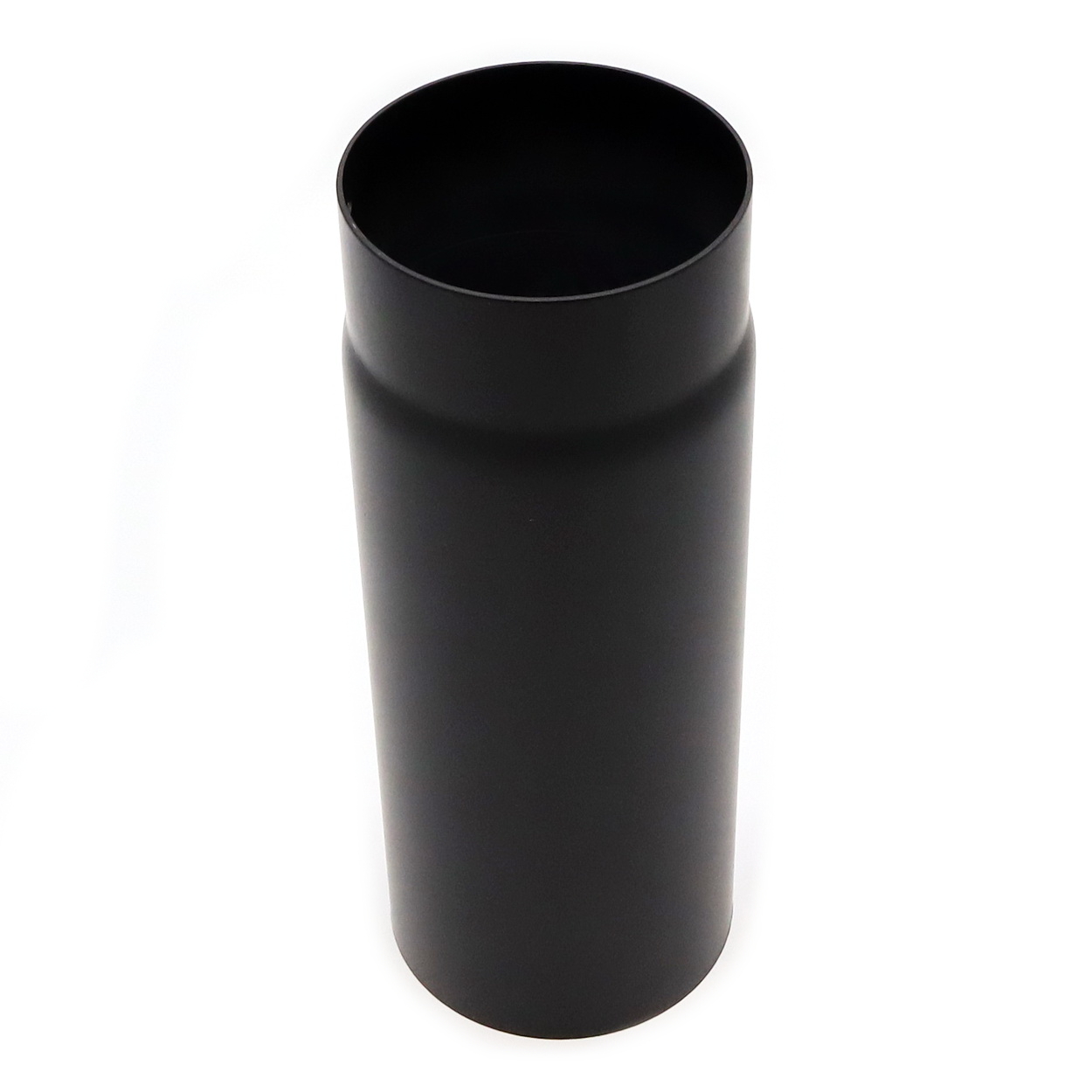 Schwarz, Metall, Röhrenform, Vase, Gehäuse