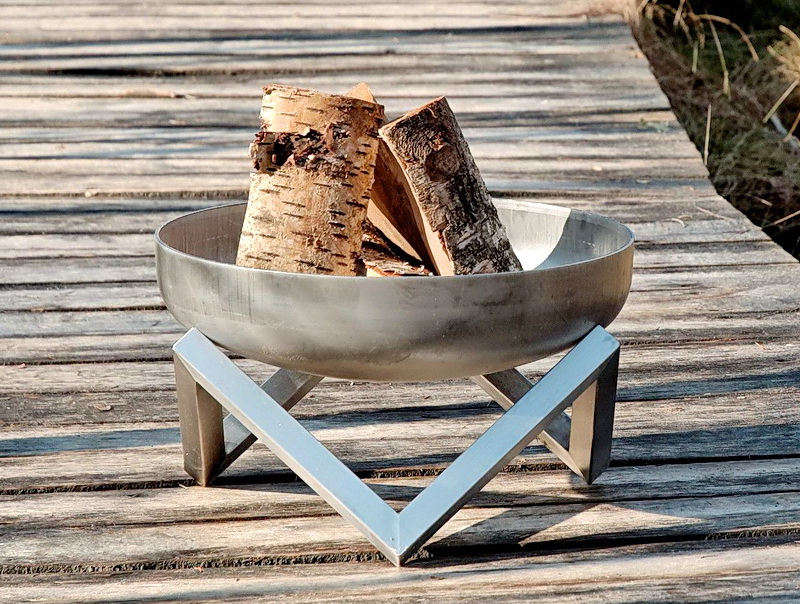 Feuerschale Logi ø 45 x 27 cm aus Rohstahl