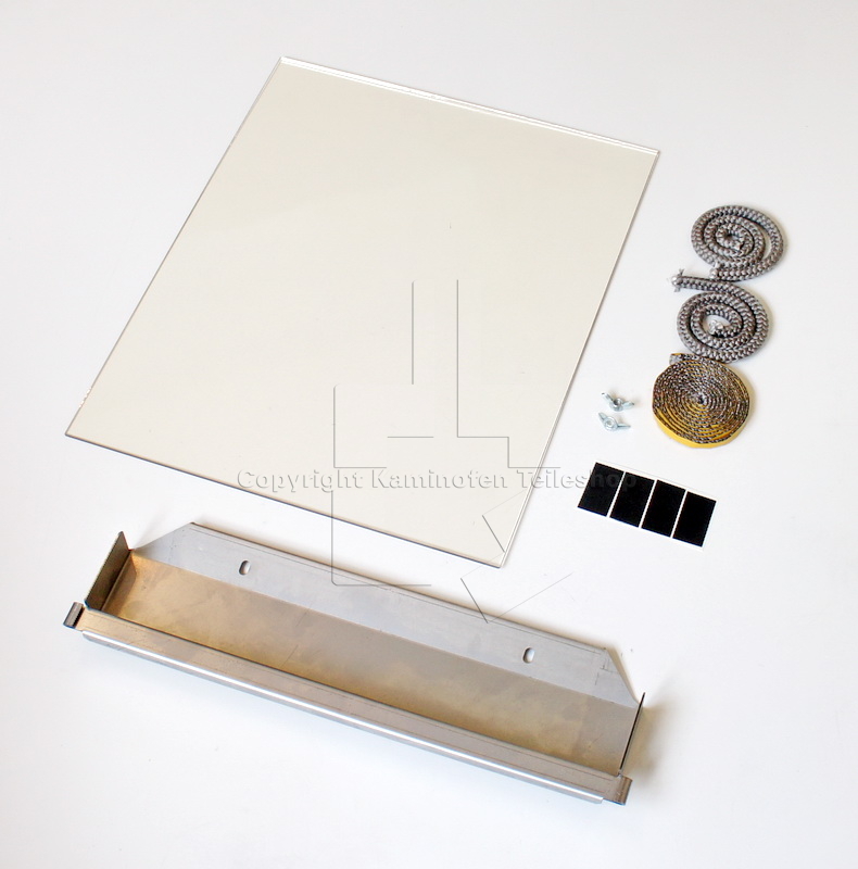 Handöl 9 Seitenscheibe mit Halterung und Dichtungen