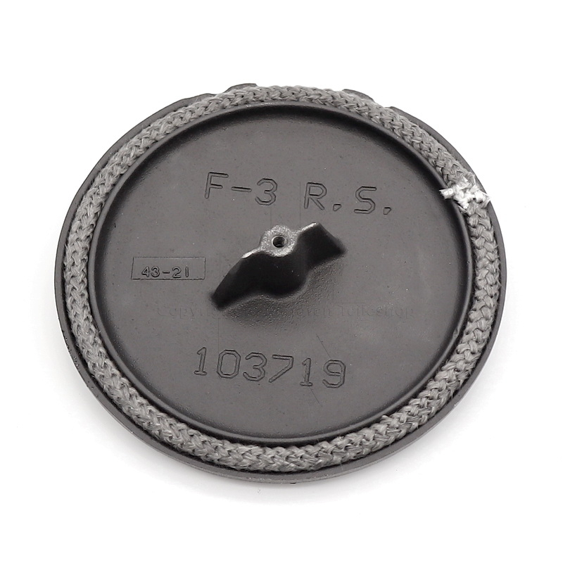 Jotul F 3 CB Gussdeckel seitlich - Rückseite