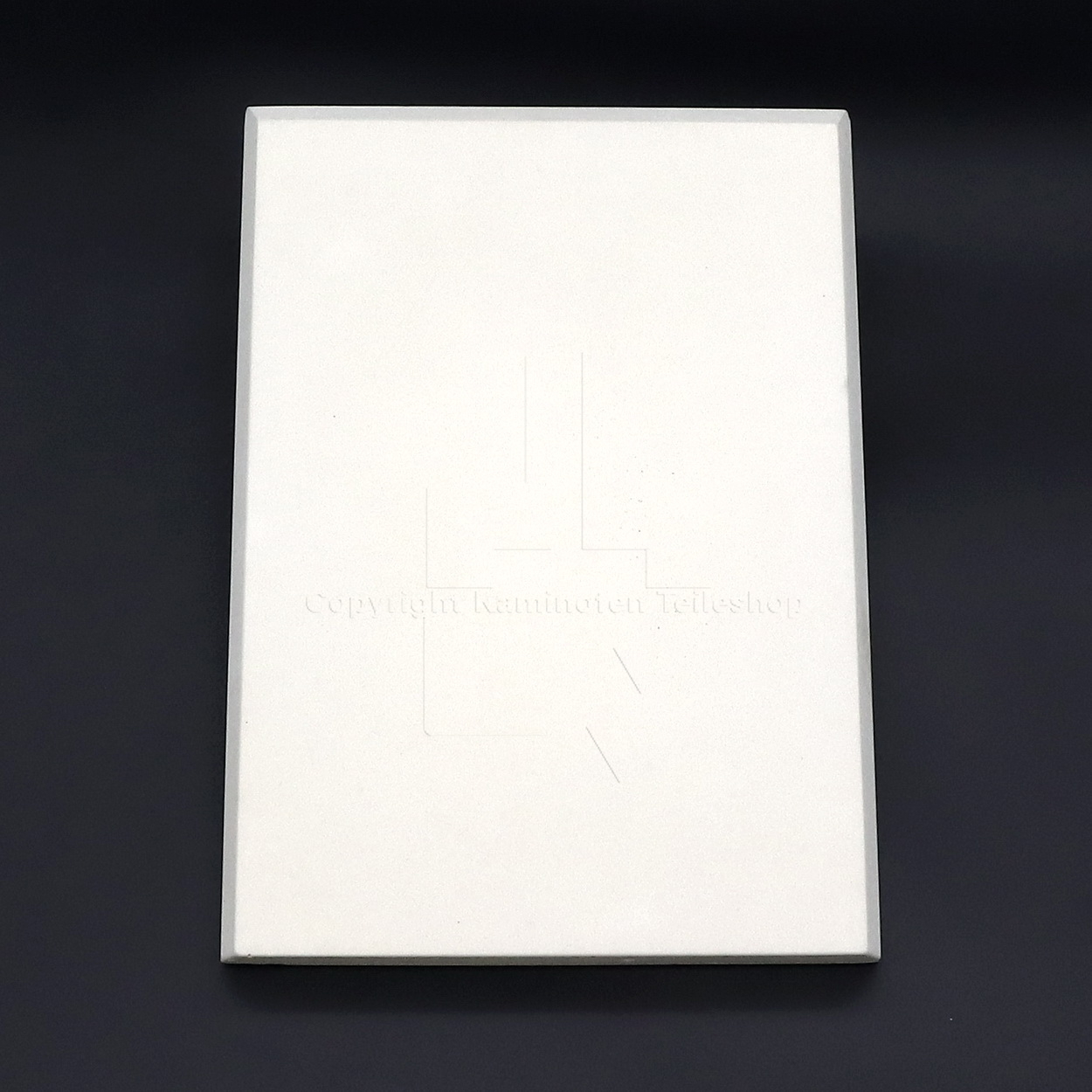 Nordpeis Origo Rückwand-Brennraumstein aus Thermotte