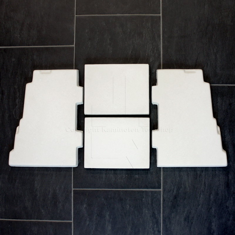 Nordpeis Orion Ofenauskleidung, 4-teiliges Set