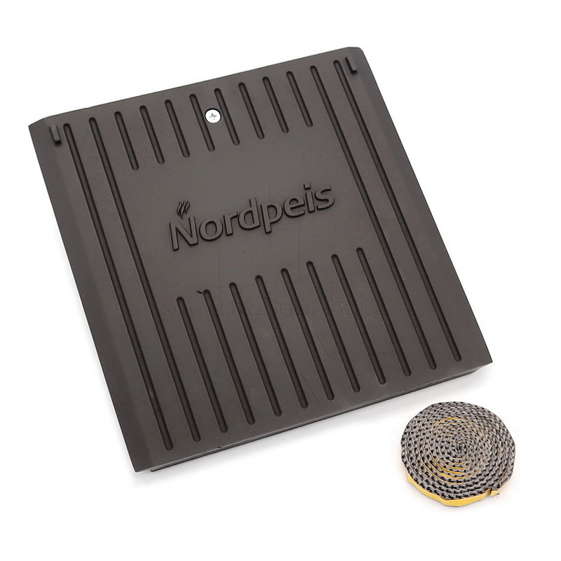 Nordpeis Nina Brennraumrückwandplatte aus Guss