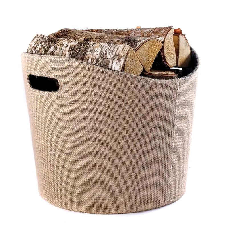 Holzkorb Jute