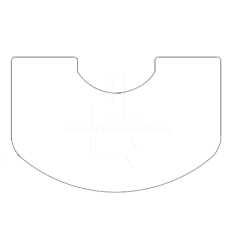 Jotul F 470 Funkenschutzvorlegeplatte